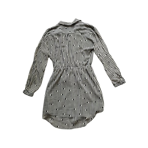 DV by Dolce Vita Cream & Black Shirt Dress - Med - Picture 3 of 3